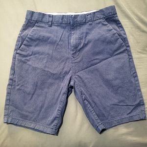 Next navy patterned chino shorts size 30